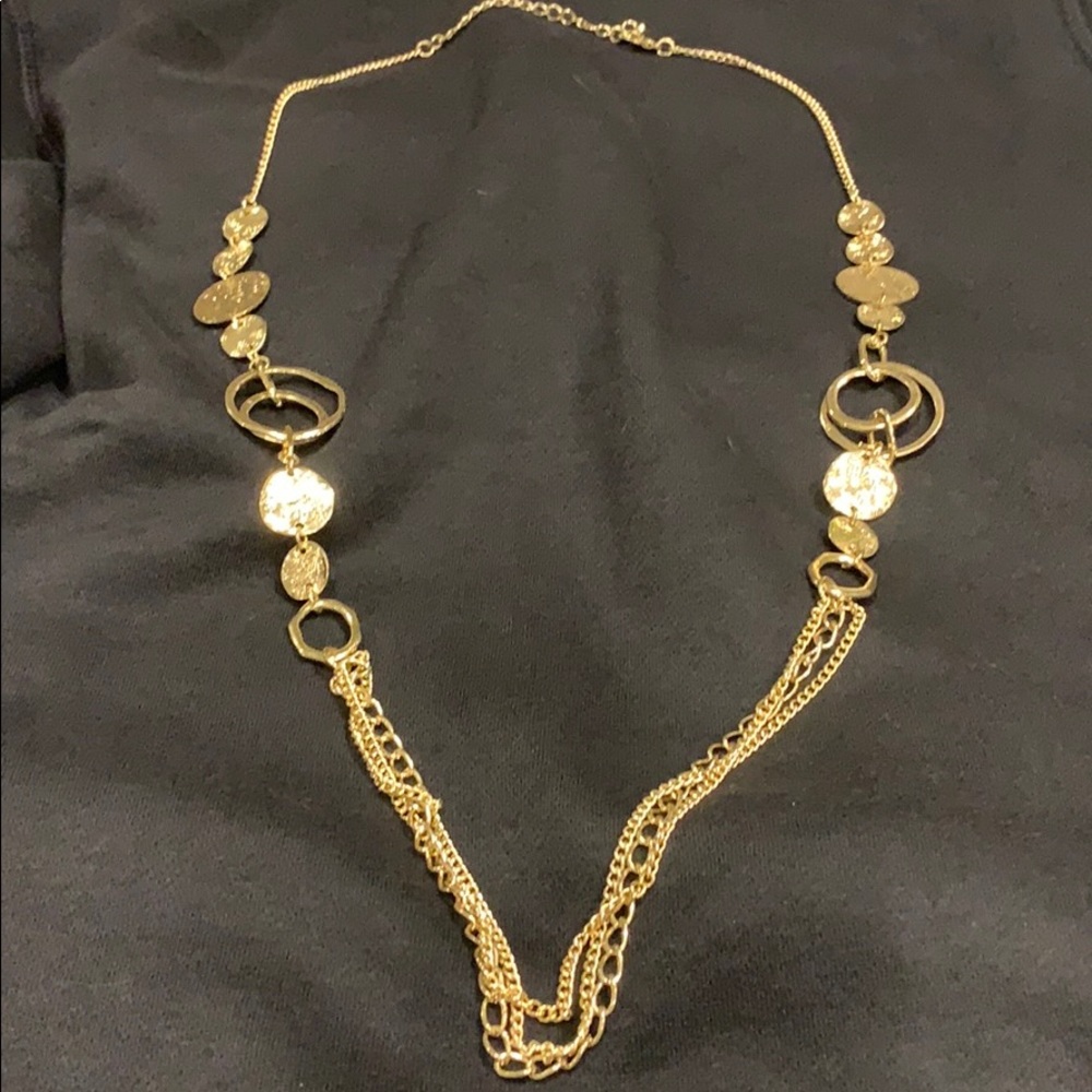 32 inch gold plated necklace